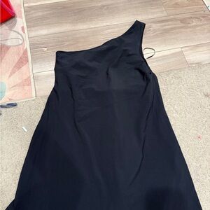 Abercrombie & Fitch Black One-Shoulder Dress